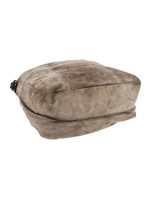 Brunello Cucinelli Suede Top Handle Bag