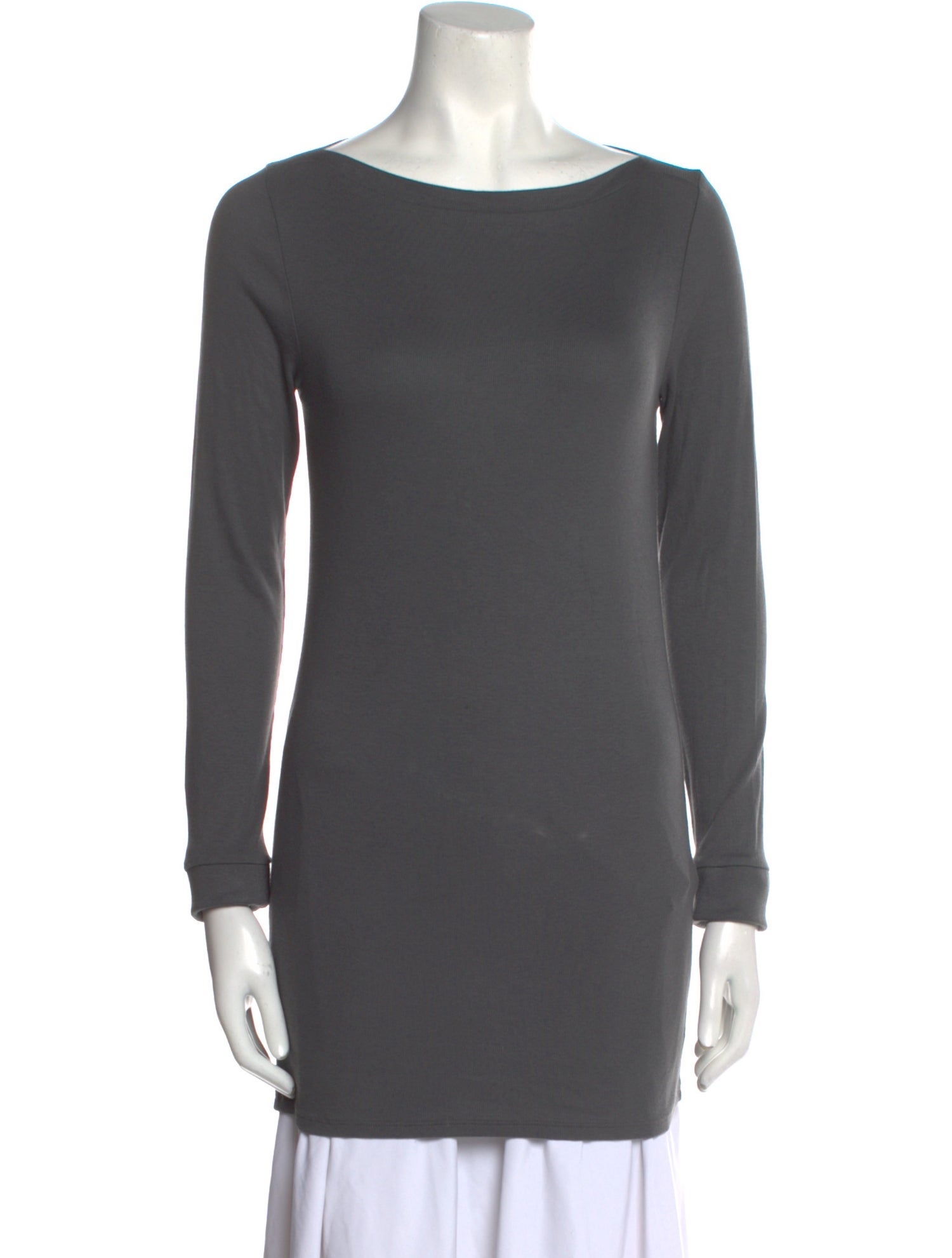 Brunello Cucinelli Bateau Neckline Long Sleeve Tunic