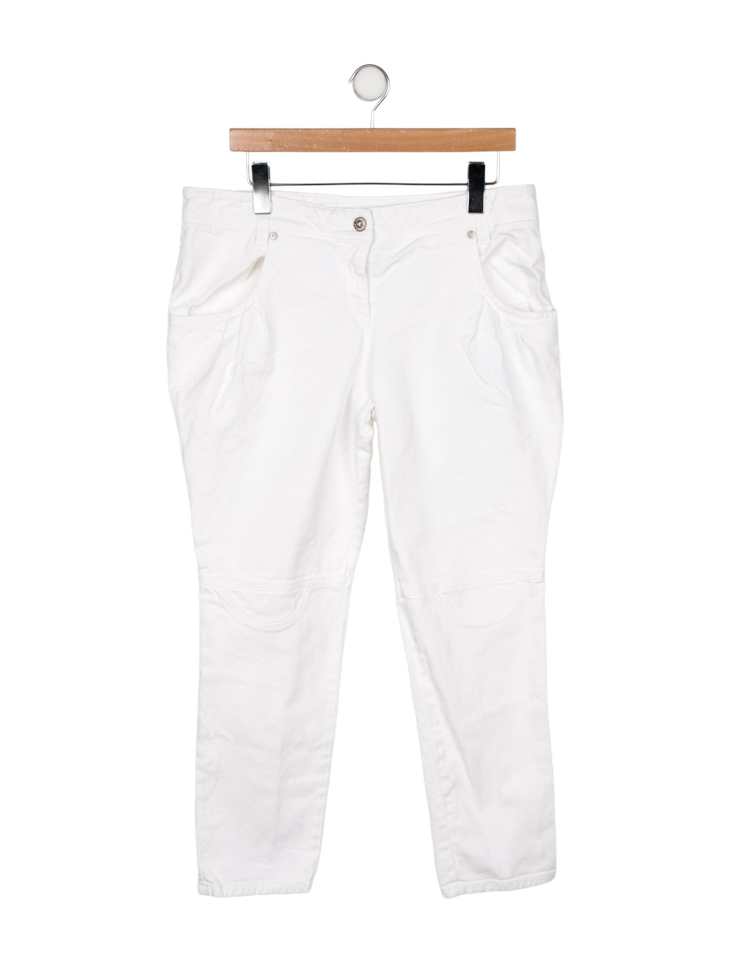 Brunello Cucinelli High-Rise Straight Leg Jeans