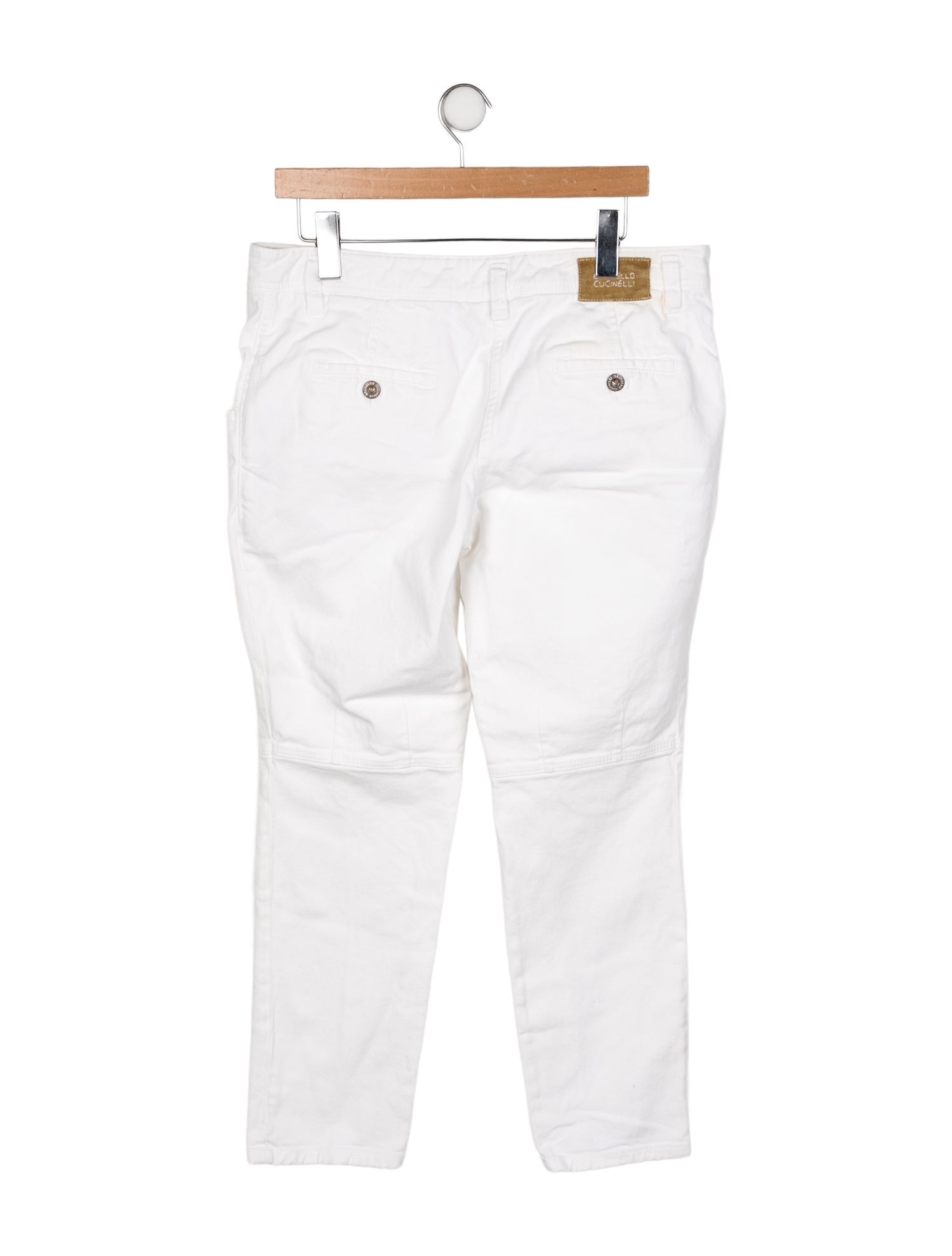 Brunello Cucinelli High-Rise Straight Leg Jeans