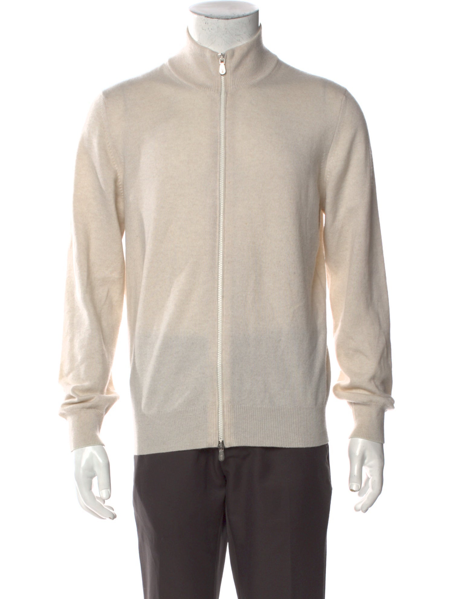 Brunello Cucinelli Cashmere Mock Neck Sweatshirt