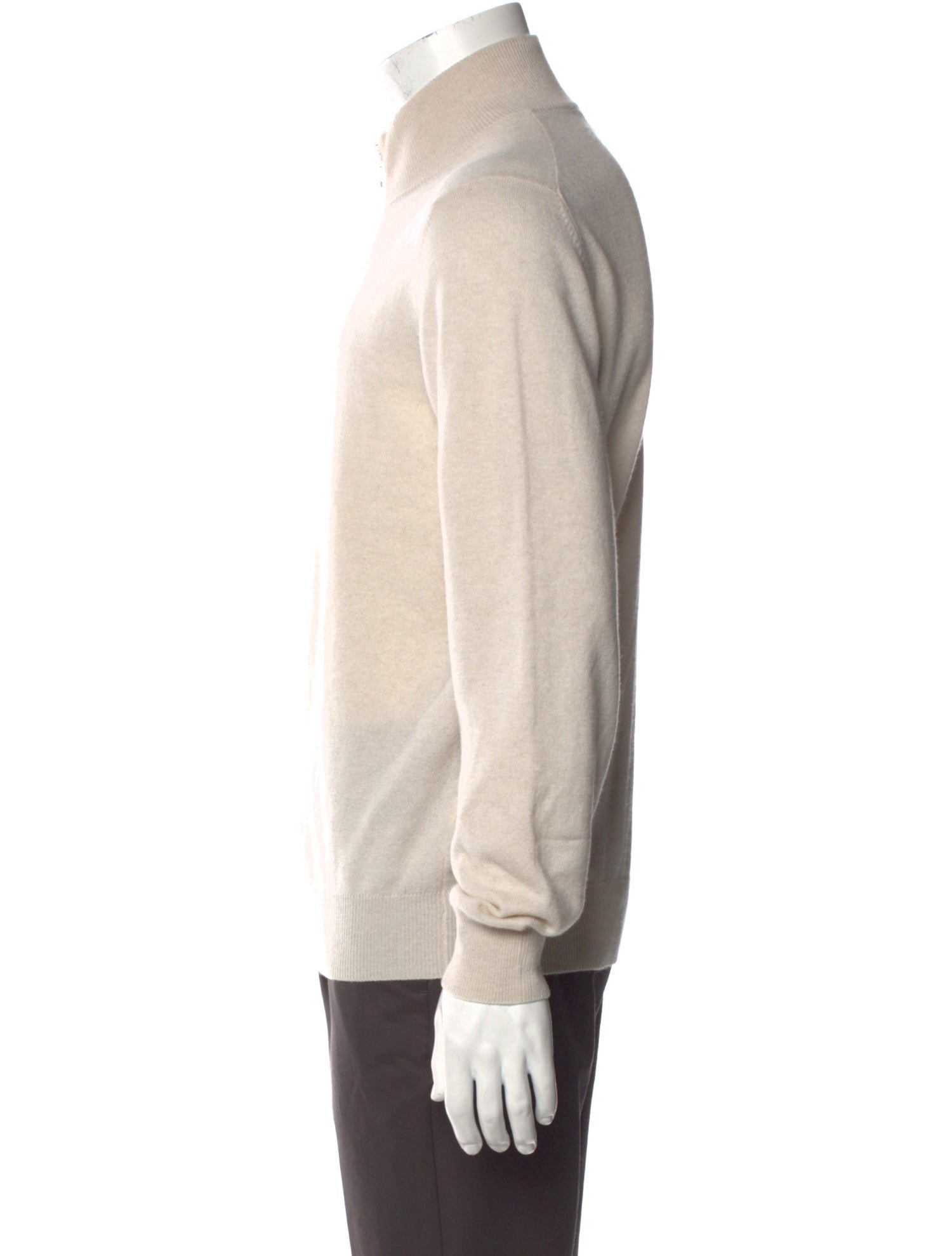 Brunello Cucinelli Cashmere Mock Neck Sweatshirt