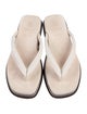 Brunello Cucinelli Monili Suede Flip Flops