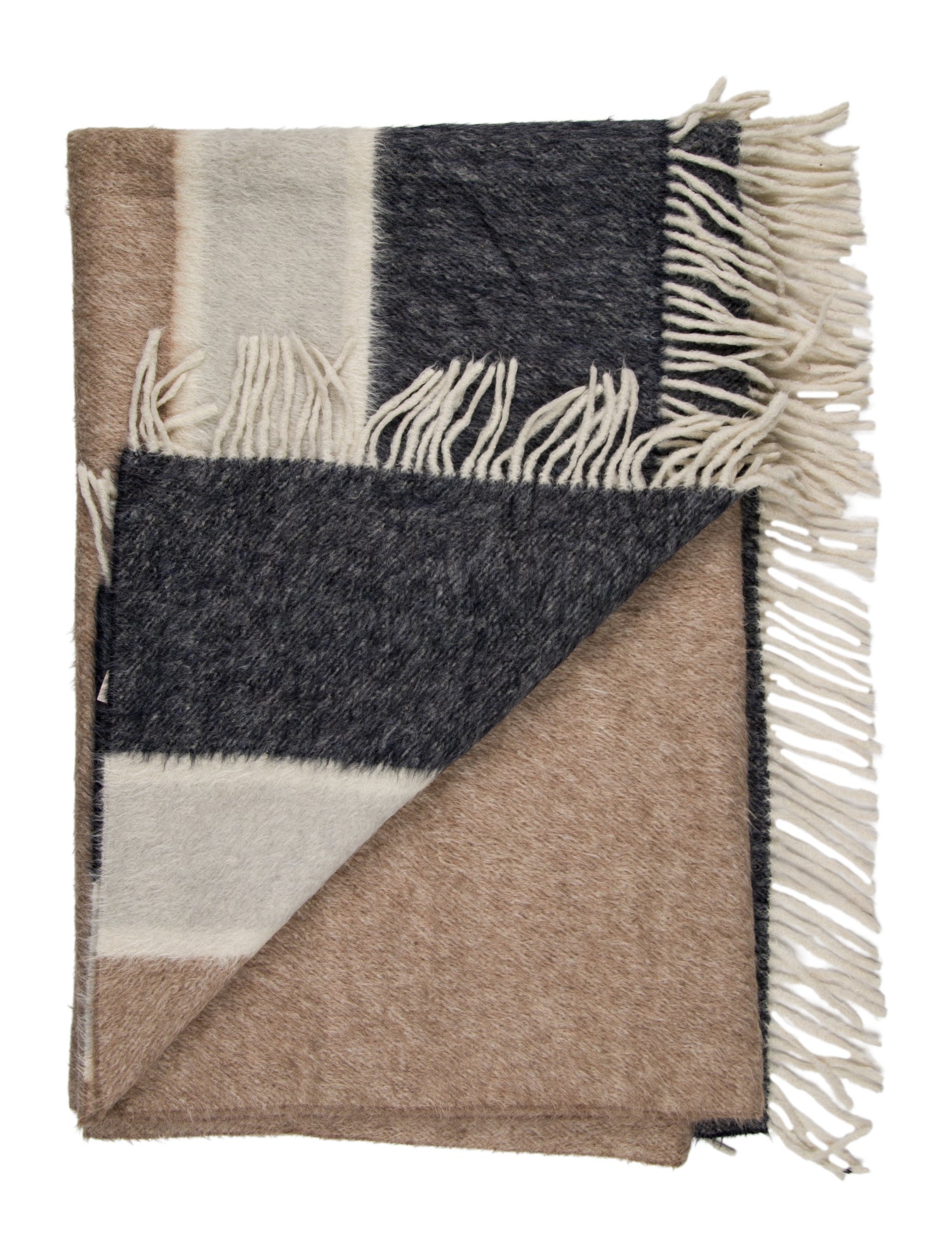 Brunello Cucinelli Alpaca And Wool Blend Throw