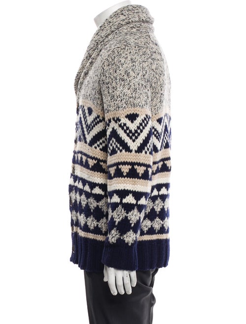 Brunello Cucinelli Virgin Wool Patterned Cardigan