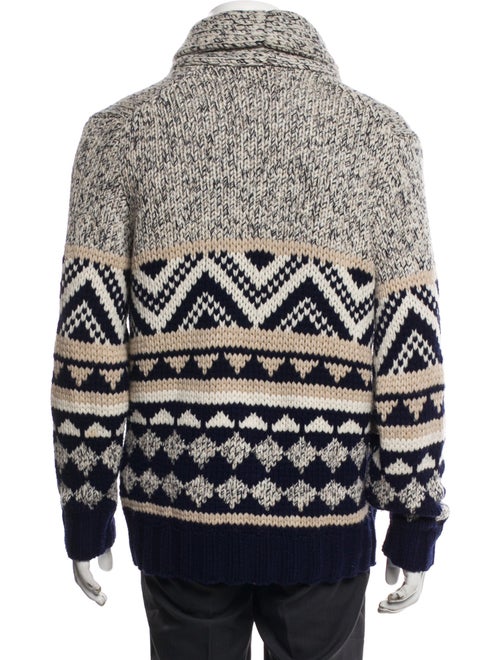 Brunello Cucinelli Virgin Wool Patterned Cardigan