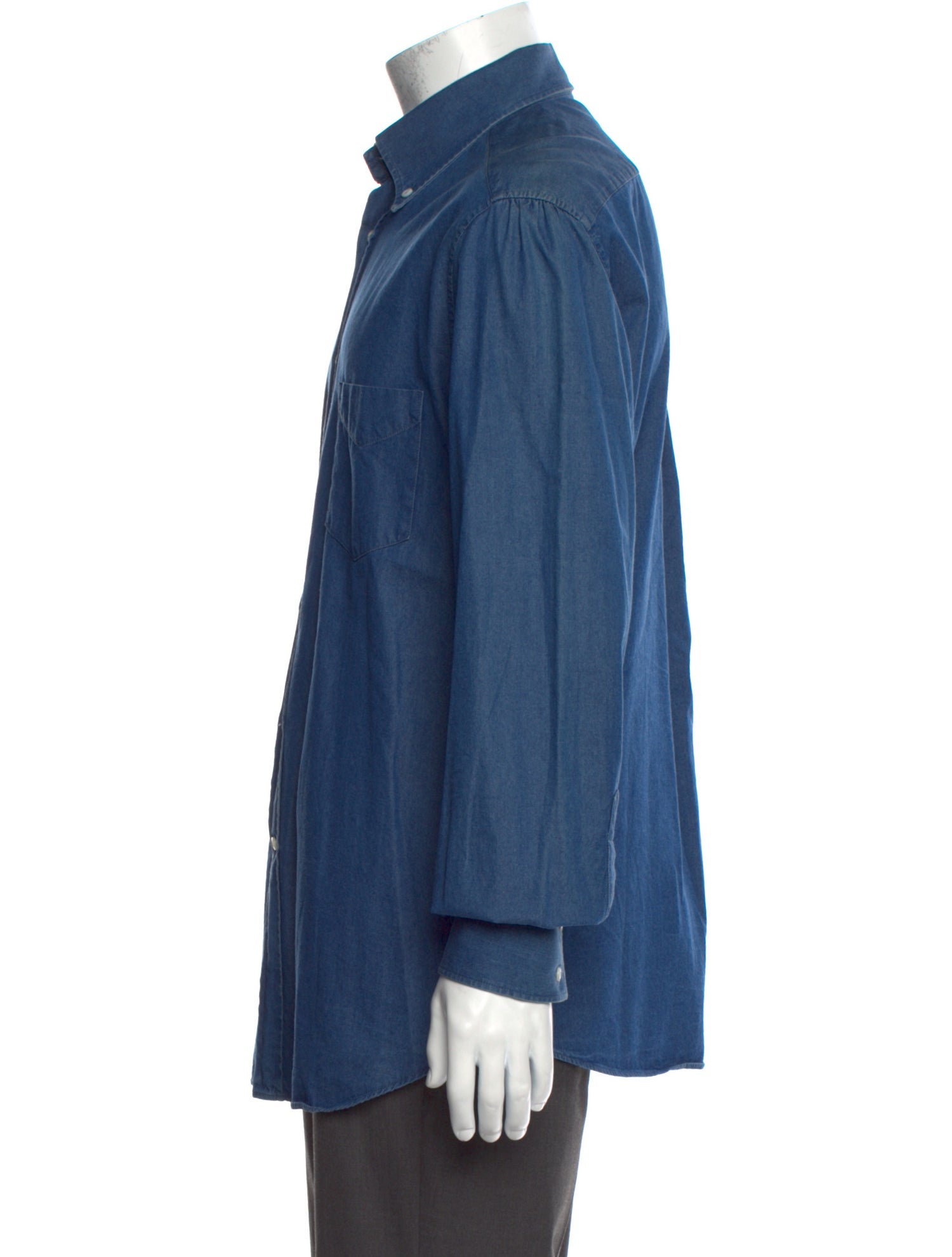 Brunello Cucinelli Long Sleeve Denim Shirt