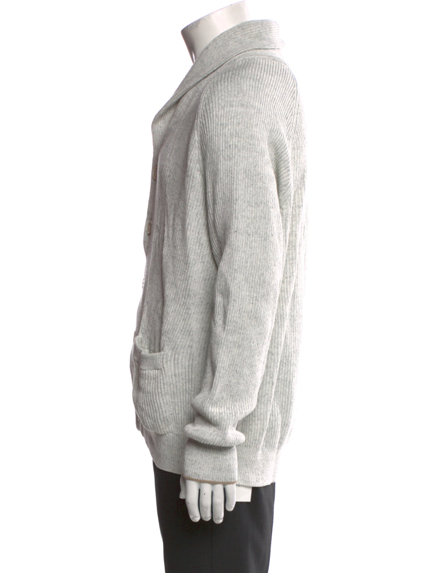 Brunello Cucinelli Mock Neck Long Sleeve Cardigan