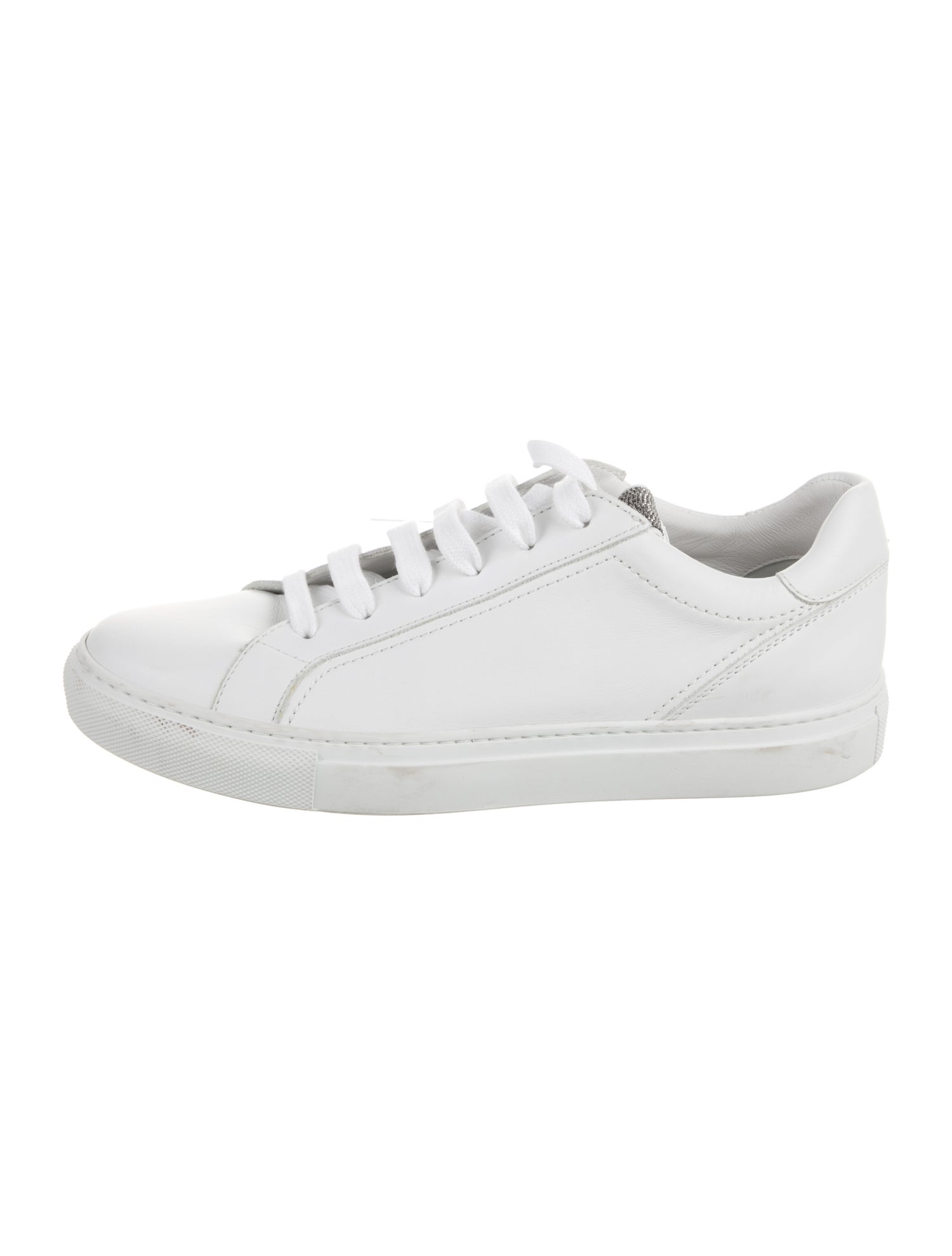 Brunello Cucinelli Monili Leather Sneakers
