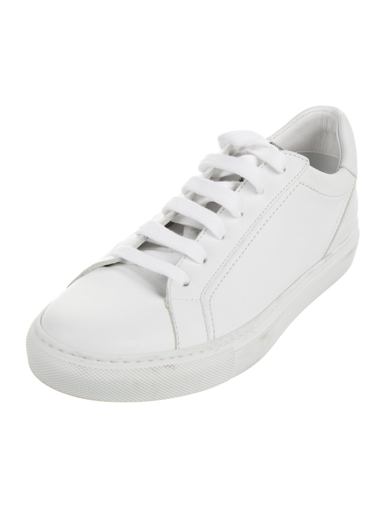 Brunello Cucinelli Monili Leather Sneakers