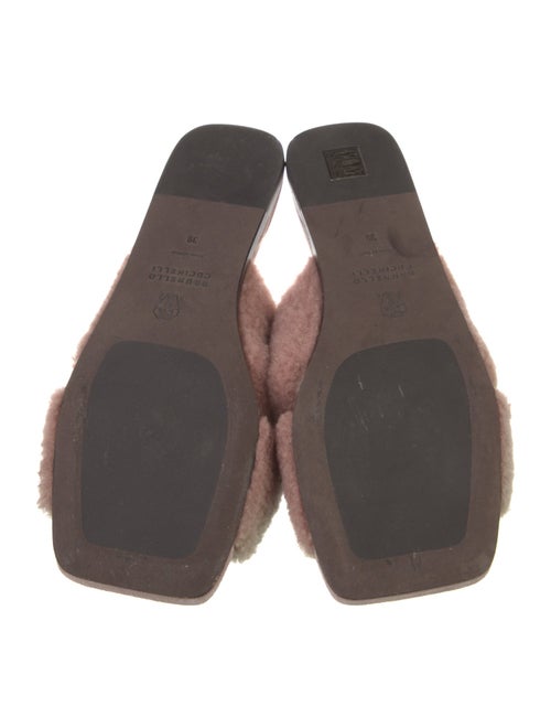 Brunello Cucinelli Monili Shearling Mules