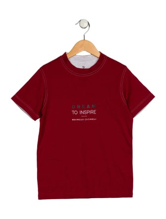 Brunello Cucinelli Boys' Short Sleeve T-Shirt