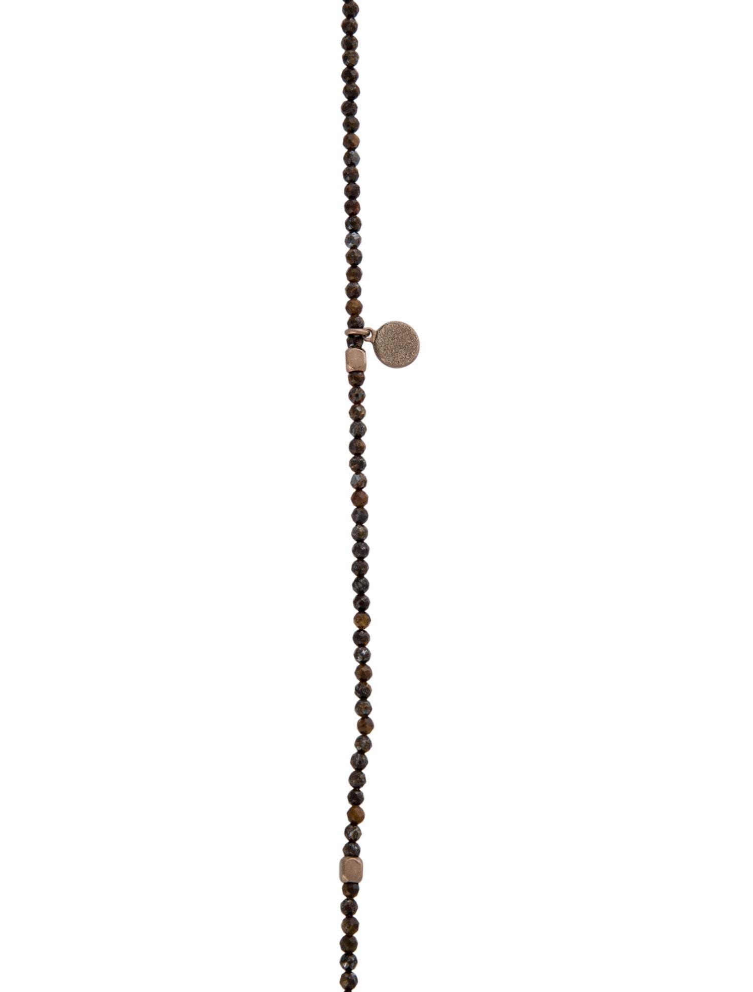 Brunello Cucinelli Nugget Bead Station Necklace