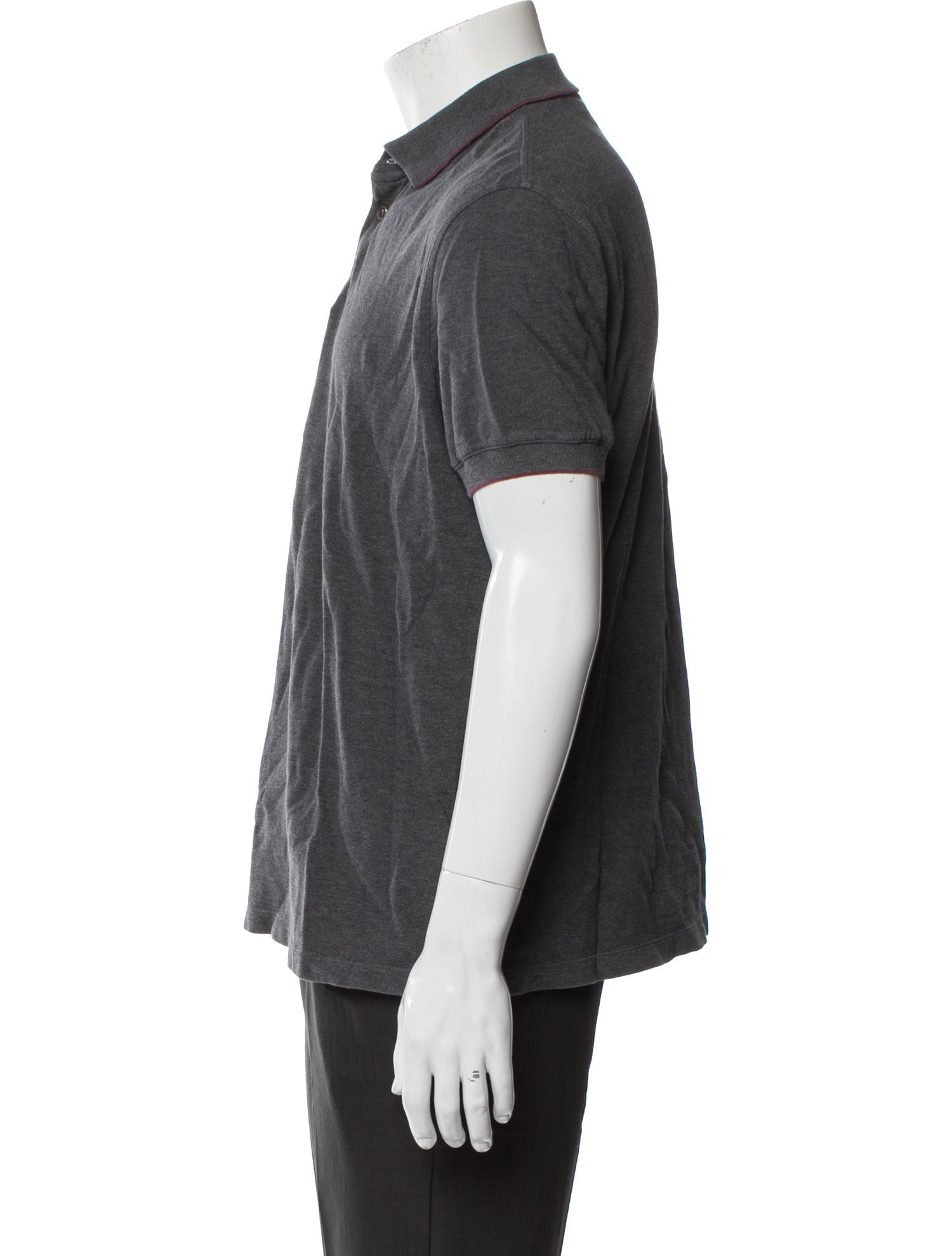 Brunello Cucinelli Collar Short Sleeve Polo Shirt