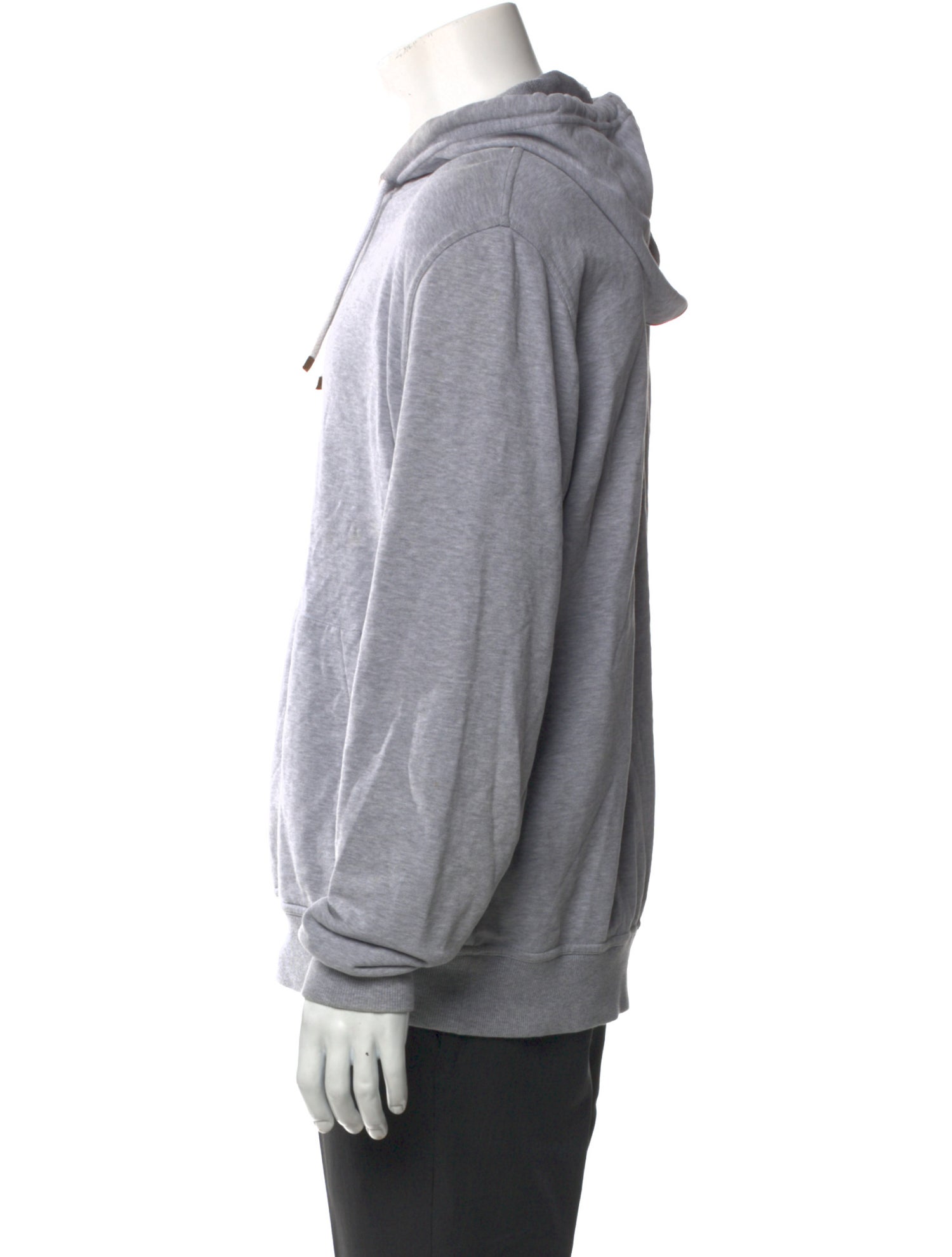 Brunello Cucinelli V-Neck Long Sleeve Hoodie