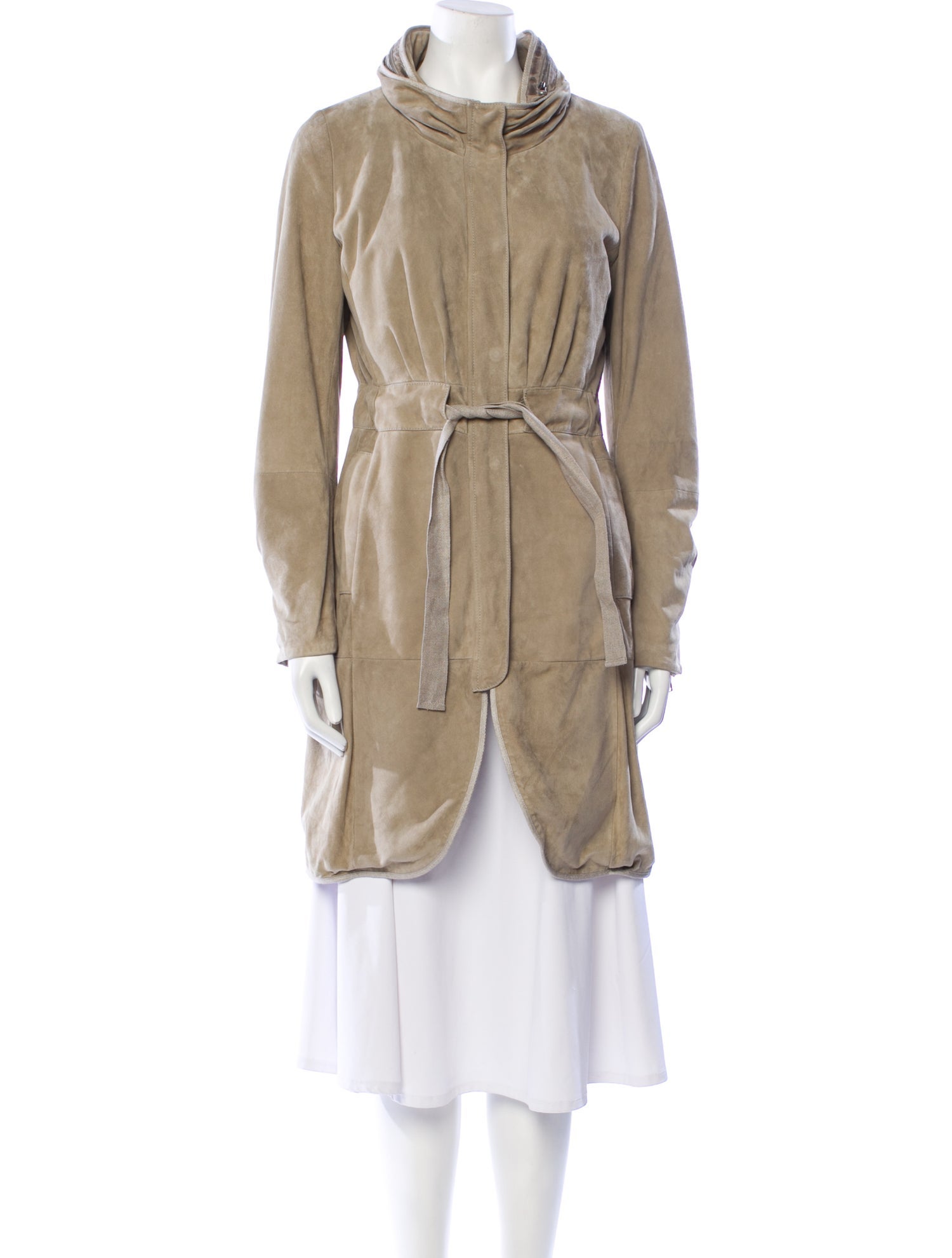 Brunello Cucinelli Leather Coat