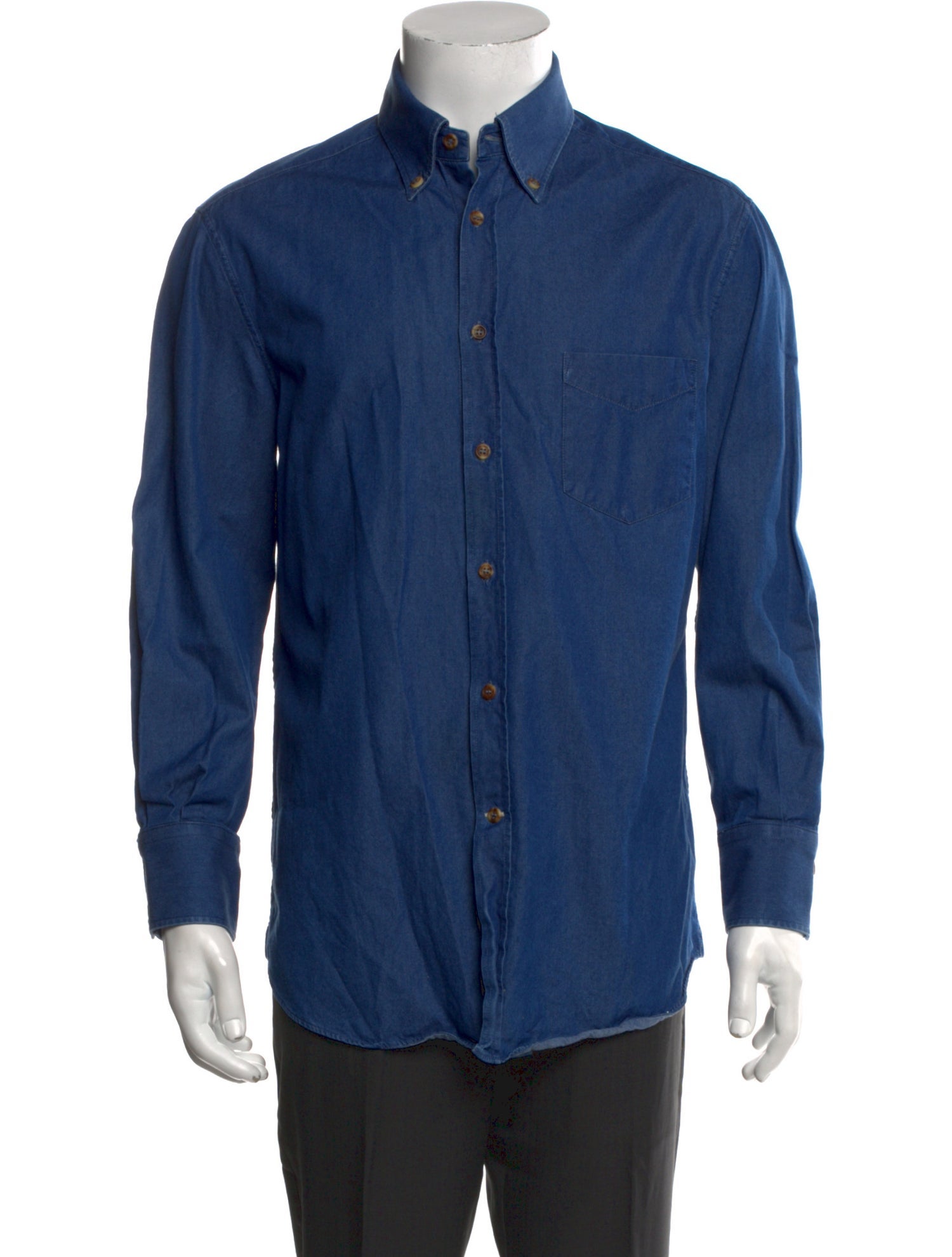 Brunello Cucinelli Long Sleeve Denim Shirt