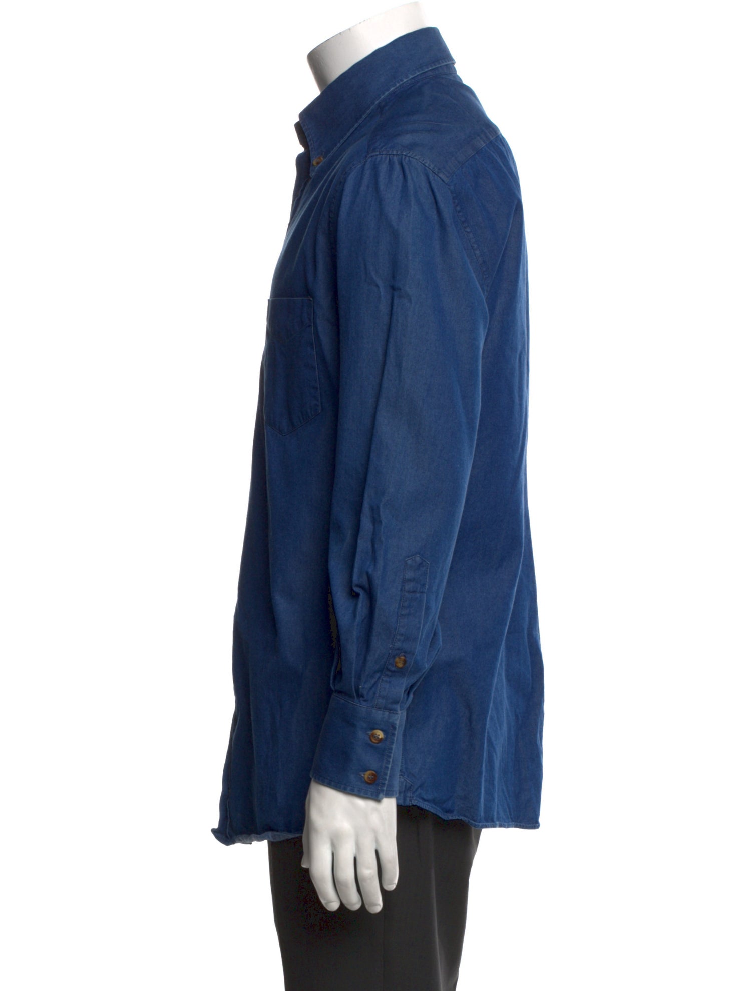 Brunello Cucinelli Long Sleeve Denim Shirt