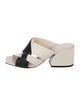 Brunello Cucinelli Monili Leather Slides