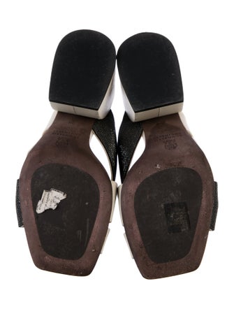 Brunello Cucinelli Monili Leather Slides