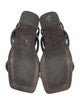 Brunello Cucinelli Monili Leather Slingback Sandals