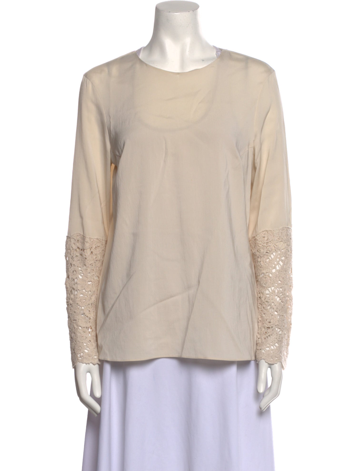 Brunello Cucinelli Cashmere Crew Neck Blouse