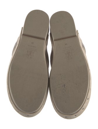 Brunello Cucinelli Monili Suede Mules