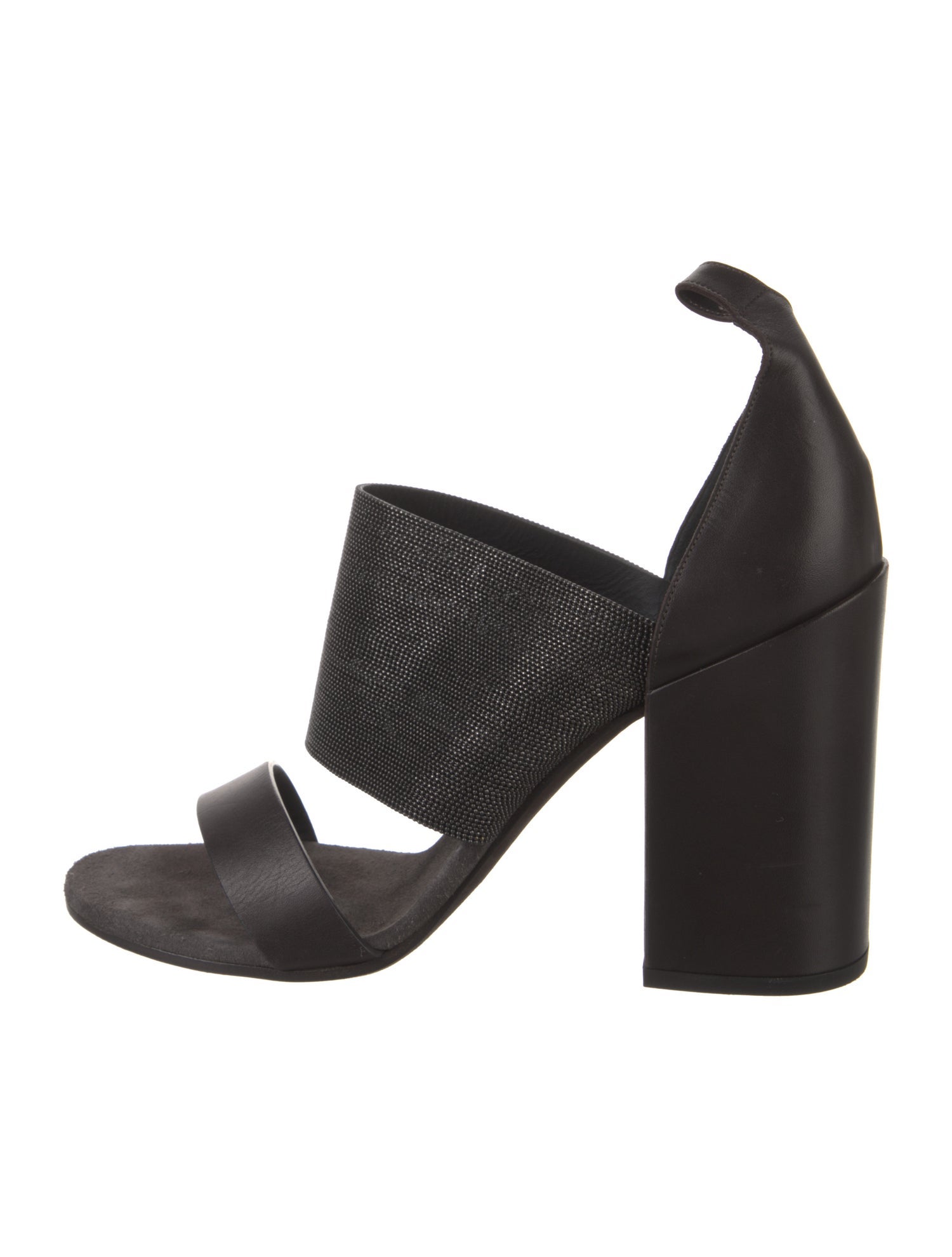 Brunello Cucinelli Monili Leather Sandals