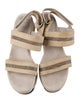 Brunello Cucinelli Monili Suede Slingback Sandals