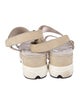 Brunello Cucinelli Monili Suede Slingback Sandals