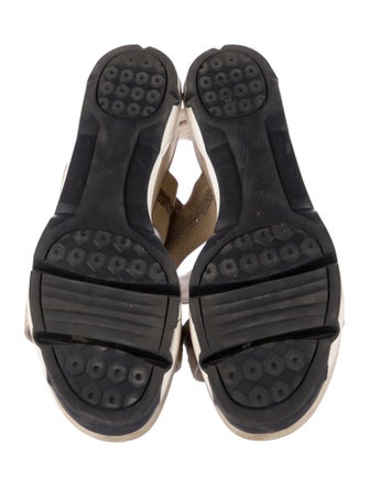 Brunello Cucinelli Monili Suede Slingback Sandals