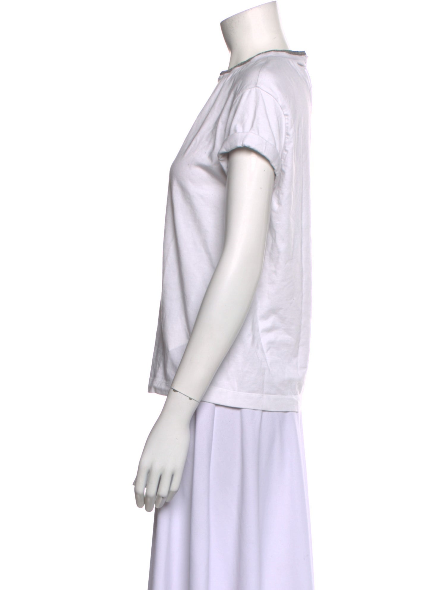 Brunello Cucinelli Crew Neck Short Sleeve T-Shirt