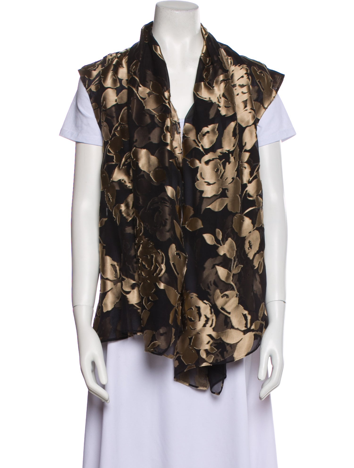 Brunello Cucinelli Floral Print Vest