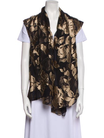 Brunello Cucinelli Floral Print Vest
