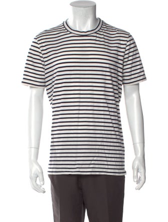 Brunello Cucinelli Striped Crew Neck T-Shirt