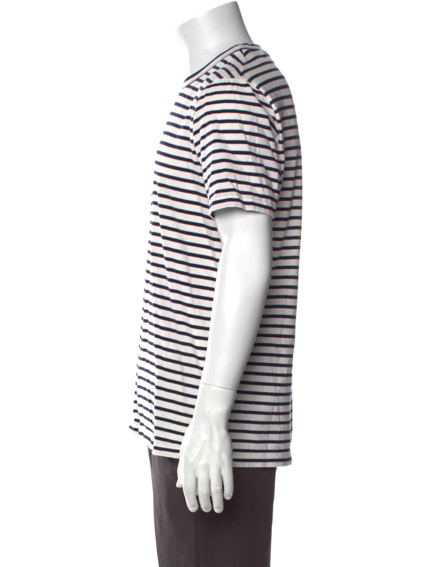 Brunello Cucinelli Striped Crew Neck T-Shirt