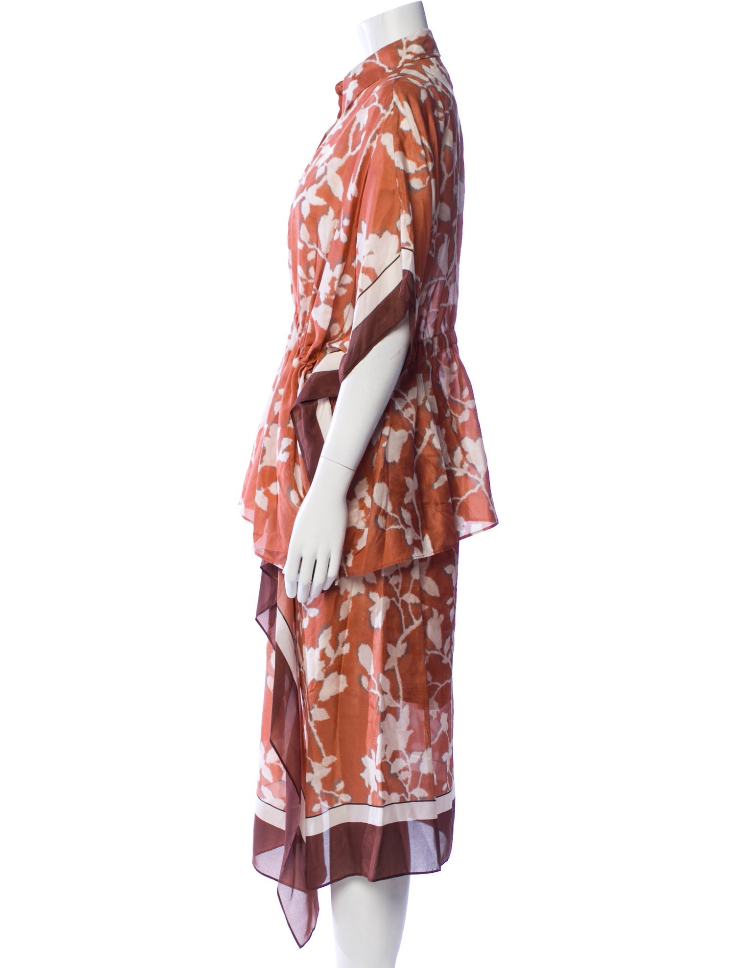 Brunello Cucinelli Printed Skirt Set