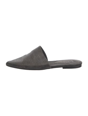 Brunello Cucinelli Monili Suede Mules