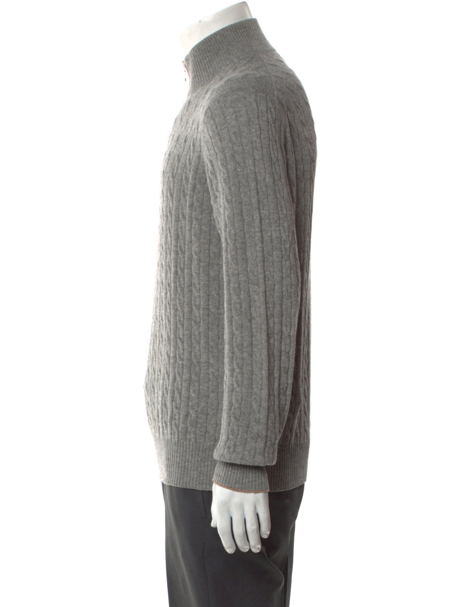Brunello Cucinelli Cashmere Turtleneck Polo Sweater