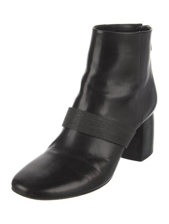 Brunello Cucinelli Monili Leather Boots