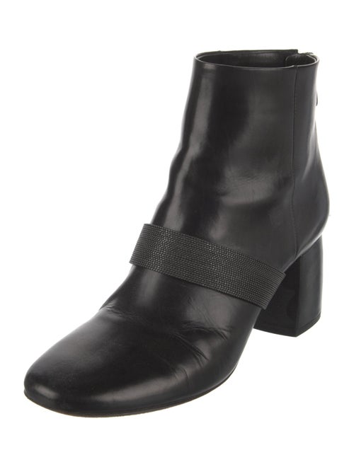 Brunello Cucinelli Monili Leather Boots