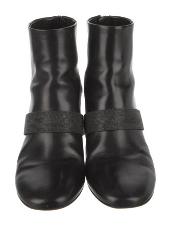 Brunello Cucinelli Monili Leather Boots