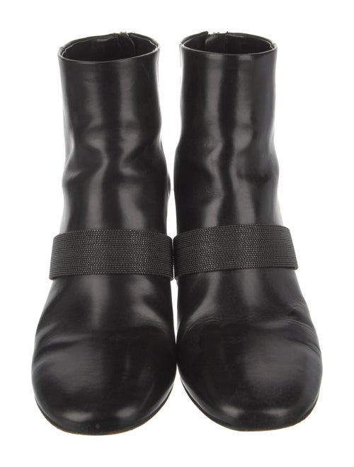 Brunello Cucinelli Monili Leather Boots