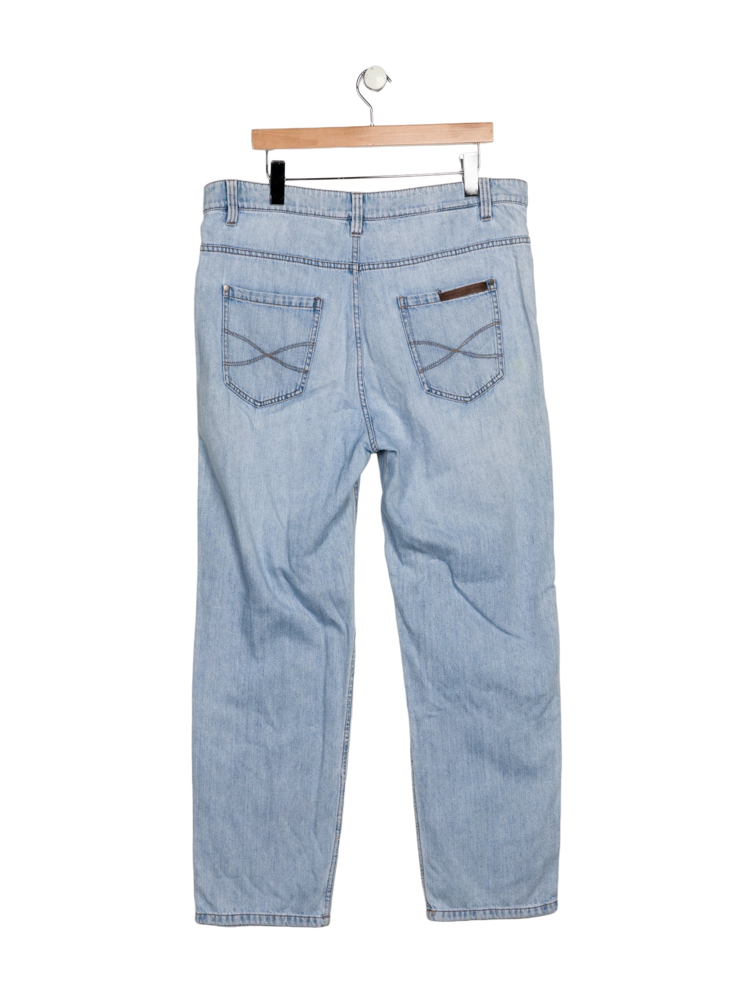 Brunello Cucinelli High-Rise Straight Leg Jeans