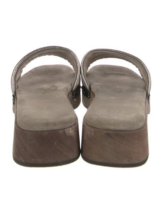 Brunello Cucinelli Leather Slides