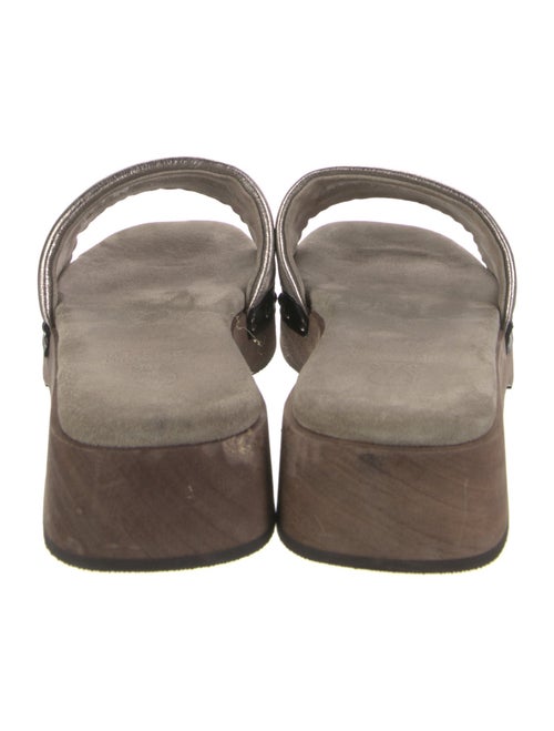 Brunello Cucinelli Leather Slides