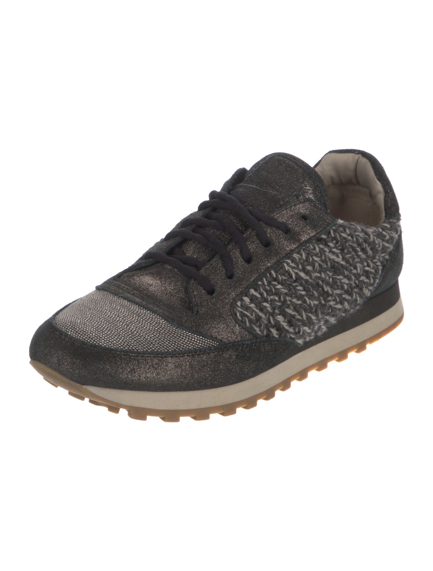 Brunello Cucinelli Monili Glitter Accents Sneakers