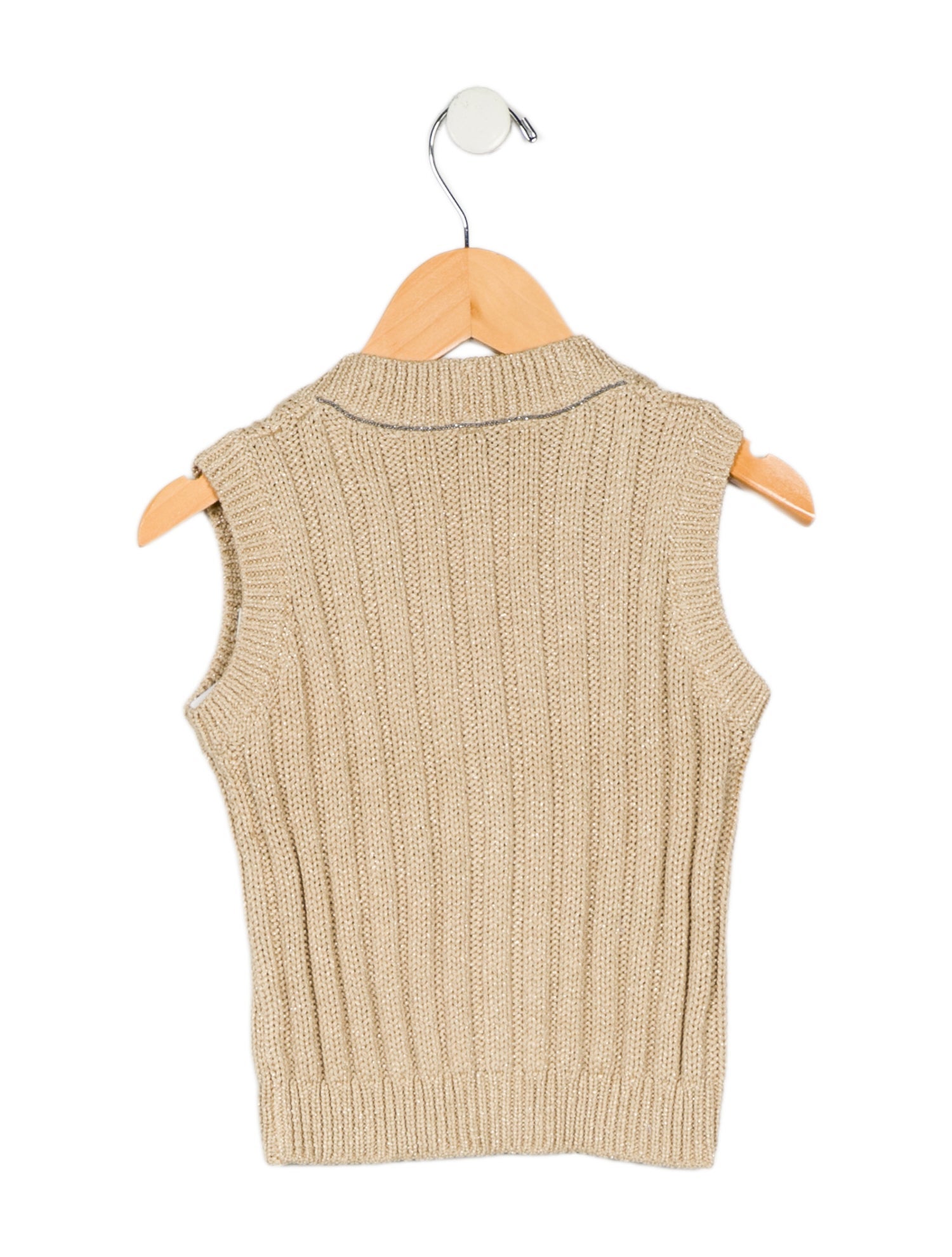 Brunello Cucinelli Glitter Vest Cardigan Vest w/ Tags