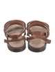 Brunello Cucinelli Monili Leather Gladiator Sandals
