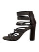 Brunello Cucinelli Monili Leather Gladiator Sandals